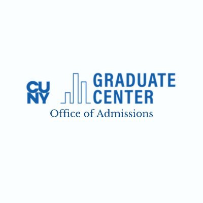 Interested in a @GC_CUNY doctoral or master's program? We're here for you! email: admissions@gc.cuny.edu