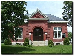 The Thompson Free Library is located in Dover-Foxcroft, Maine.