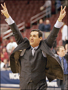 College Basketball's best dressed coach and sexiest National Champion. Rocking Armani, Gieves Hawkes, Hickey-Freeman, Kilgour and Gabriele D'Annunzio exclusives