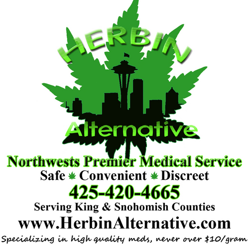 Herbin_Alt's profile picture. NW MMJ Delivery Service.
Serving King & Snohomish Counties.
Free Delivery.