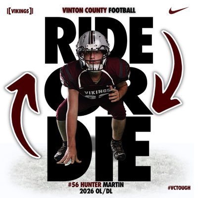 Vinton County ‘26 | DL/OL| 5’11 205lbs | 4.9 40 | 3.20 GPA