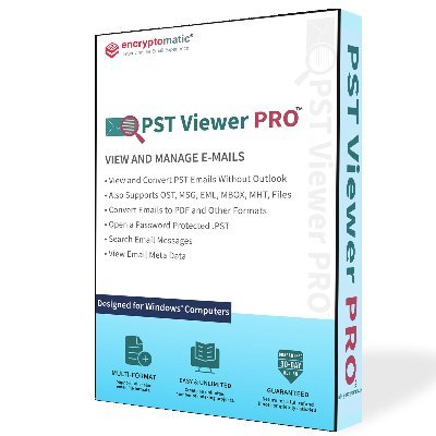PST Viewer Pro email viewer by Encryptomatic LLC. View, search, convert Outlook email files. Try it free! https://t.co/cxd8hYgni6