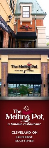 The Melting Pot. Large Group Events, Romantic dinners, private dining rooms or just a girls night out! Dine with us today! Lyndhurst 216-381-2700