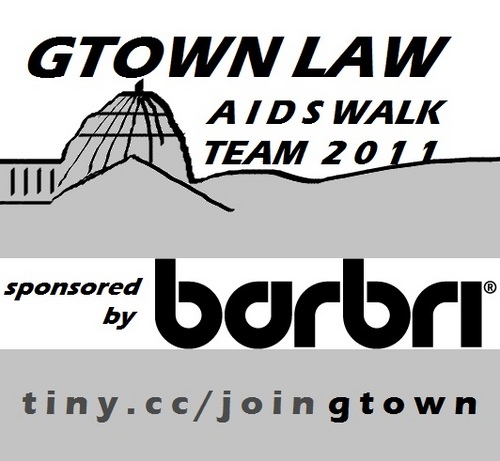 Join the Georgetown Law (and friends) AIDS Walk Team to help Whitman-Walker provide health and legal services in DC!