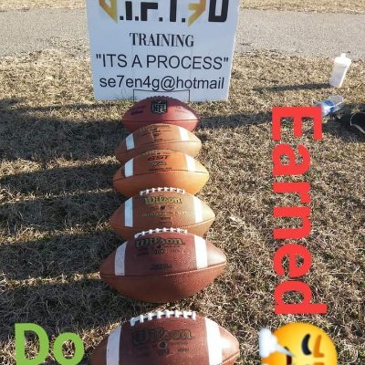 Exciting, inspirational but real! Developmental training. Specializing in QB training ages 8^! G.i.f.t.3d. Training “It’s a Process” Se7en4g@hotmail.com