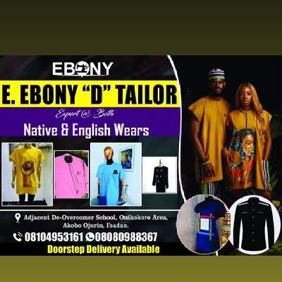 E-ebony D Tailor, base in Ibadan Oyo state. Nigeria
Whatsapp no +2348080988367
Telegram: +2348080988367
call +2348104953161
Am also into forex trading 📉📈