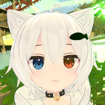 バーチャルな猫（VRC:Mashiro_Recon）/ 定期的な無言勢 / 白いオッドアイのラスクちゃん / 改変が全然終わらない... / やりたいこといっぱいある！