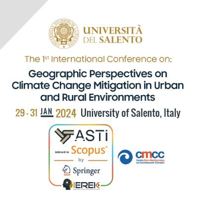 1st Edition of International Conference Geographic Perspectives on Climate Change Mitigation in Collaboration with University of Salento, Italy