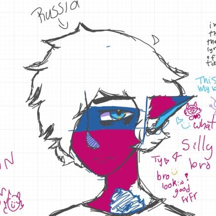 A countryhuman artist{Nsfw/Sfw} if you have sensitive eyes you can kindly get of my page ^^
he/him... trans/pan
my tiktok is a._.harpy._.russia