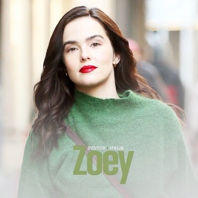 ZDI: Italian & International fans of American Actress Zoey Deutch since 2013. 🦋

IG: @zoeydeutchit
💌: zoeydeutchit@gmail.com