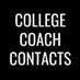COLLEGE COACH CONTACTS (@collegecoaches_) Twitter profile photo COLLEGE COACH CONTACTS (@collegecoaches_) Twitter profile photo