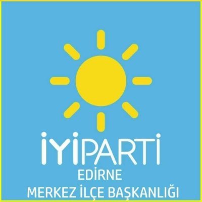 İYİ PARTİ Edirne Merkez İlçe Başkanlığı Resmi Twitter hesabıdır.
Merkez İlçe Başkanı Serpil Balcı GÖREN