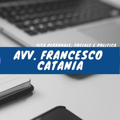 Profilo Twitter dell'Avv. Francesco Catania... vita personale, sociale e politica:
https://t.co/kwuhEIupMy…