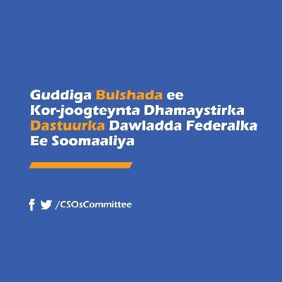 Somalia CSOs Oversight committees on Constitutional review and Completion process