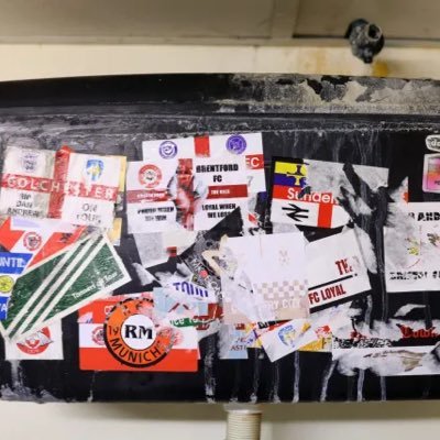 Pictures of football stickers spotted around the UK and further afield. DM for credit/ submissions.