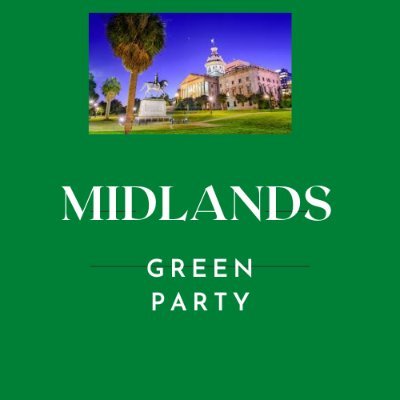 Official twitter acount of the SC Midlands Green Party.🌳Tweets/Follows not official statements or endorsements. 💚