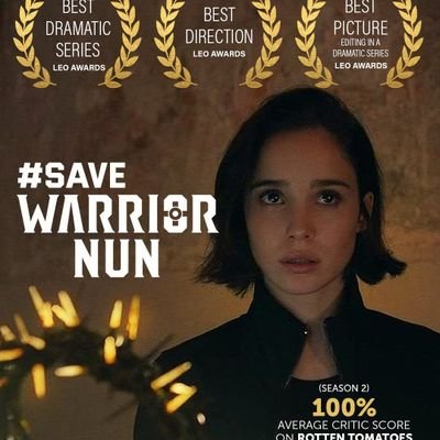 Here to save Warrior Nun, Alba Baptista protector, Halo bearer. 
#Avatrice
#SaveWarriorNun