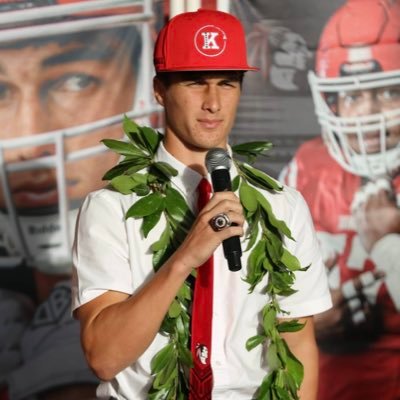 KAHUKU RED RAIDERS |  StateChamps | 6’2/190 lbs | Team Captain | HI Cover2 Co-Defensive POY | 2x All State DB | Laie, HI 🤟🏽 | 4⭐️ Utah commit
