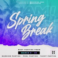 Miami Spring Break 2023 🏝(@miamisb2023) 's Twitter Profile Photo