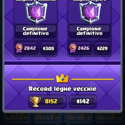 1° account record ladder 8152 #142🌍 #7🇮🇹
2 account record ladder 7180