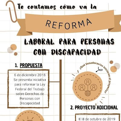 Para más información o participar en la discusión ponemos a tu disposición este formulario: https://t.co/MPTPaaevsT #ReformaLaboral #OrgulloyDignidadPcD