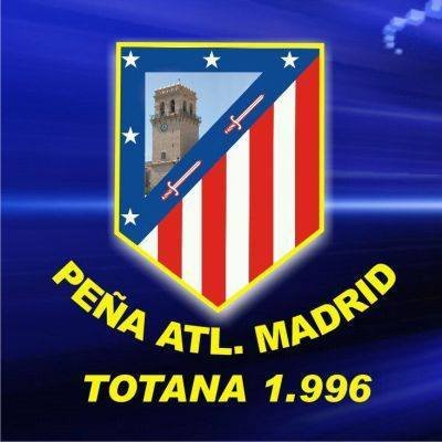 Peña Oficial Atletico de Madrid Totana, fundada el 23 de Febrero de 1.996