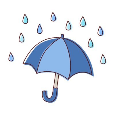 晴れも好きだけど、雨も好きです。