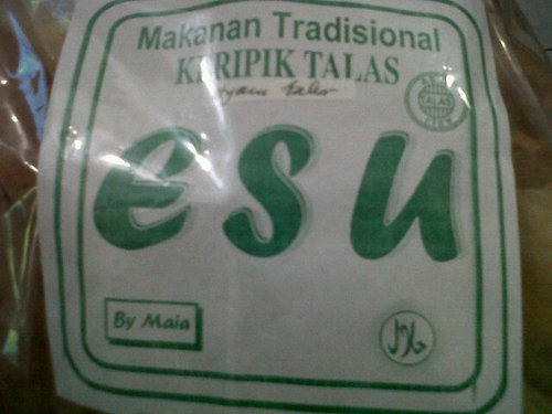 kabarESU's profile picture. Keripik talas dengan berbagai rasa yang dapat kalian request! pesan sekarang!!