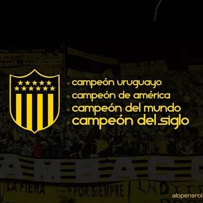 Hincha de Peñarol como toda persona de bien.