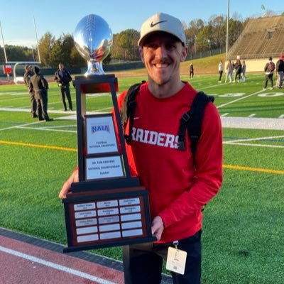 Grad Assistant and Quarterback Coach for NATIONAL CHAMPION Northwestern College Football. Captain of the Goldenboys.