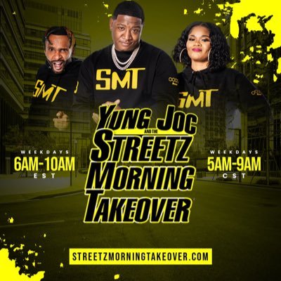 !! OFFICIAL INSTAGRAM !! STREETZ 103.3 & 100.5 is home to: Yung Joc & The Streetz Morning Takeover Weekdays 6am - 10am