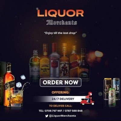 Environmental Engineer turned Liquor Merchant. you order...we deliver. DM for deals
