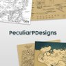 PeculiarPDesign's profile picture. Commissioned fantasy maps for D&D, Authors, TTRPGs, etc