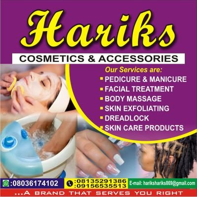 Dealer in all kind of body treatment creams & oils, wristwatches, necklace & Rings. Also render services such as pedicure, manicure, facialtreatments and so on.