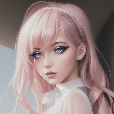Beautiful AI-drawn girls Profile