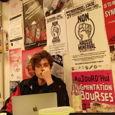 Syndicaliste étudiant dans le seul syndicat étudiant belge francophone @unsynetudiante