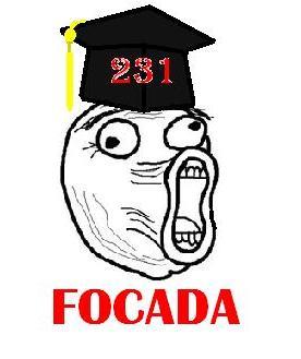 Turma 231 focada - Romano I, formandos de 2011.