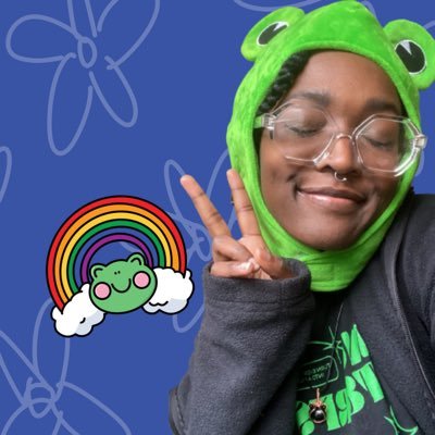 hii, i’m mo 🖤 froggy bug boi lover 🐸🫶🏾💕 i like cute art + cozy games 🎮 over on https://t.co/ccvLDcV8lr 🌱✨ 18+ hangs 🫂 for biz: srsartmo@gmail.com 🐛🐞