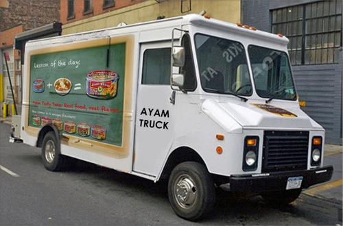 Ayam Brand Tasty Tuna Connoisseur coming to you in a truck!