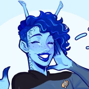 🔞 Gamer, pup-parent, Trekkie, mailler. Tall, sarcastic, demi/ace, enby. #AuDHD #BLM 🏳️🌈🏳️⚧️🖖
PFP: @CitrussPunch Art: #AndorianTrill #Trilldorian