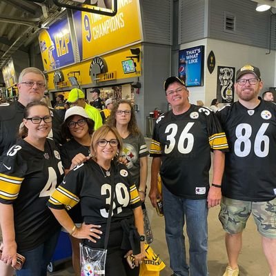 Three pigments from being clear, Usually mistaken for an employee at most places I go, A big deal on facebook. #herewego . Steeler fan from day one!