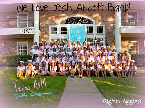 Showing love for JAB to support our philanthropy and road trip on a long weekend to College Station!