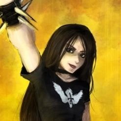 Hija de Nathan Explosion y posible resultado de la necromancia.
Las voces me dicen que comience el Metalocalipsis.
¡DESPIERTA, MUSTAKRAKISH!