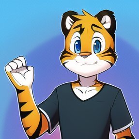 Ai_Tiger5's profile picture. hello im a furry that has to much time on his paws so i do AI Tiger stuff. Feel free to message me any time !