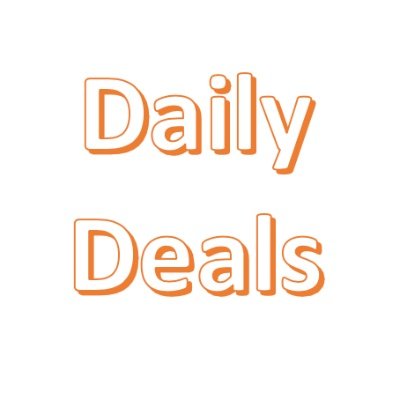 Welcome to Daily Deals! Follow us for the best deals on the internet. We hand select each product we post to make sure you are getting the best deal possible!