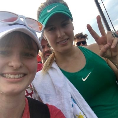 Genie Bouchard once talked about us on Tennis Channel and I haven’t recovered since 🎾