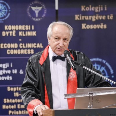 Trauma&General Surgeon, Prof of Surgery; Former Minister of Health of Kosova; President Kosova College of Surgeons; Editor-in-Chief, Kosova Journal of Surgery