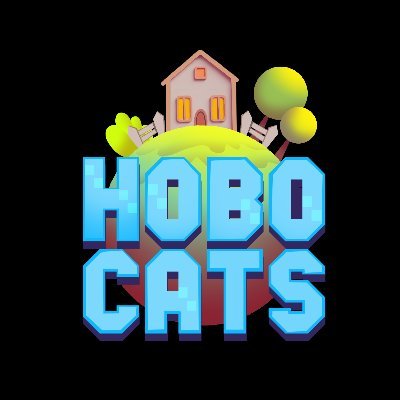 A group of Hobo Cats fighting the bear market. 3D digital collectibles. Art by @0xpark_Studio.