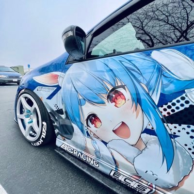 JUAN @KAWAII_FITMENT USA. - SOLD Pekora itasha Mk6 GTI 🐀🐇 I've got a huge Vtuber Addiction and I'm in no need to fix it 🇲🇽