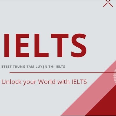 ThiIelts's profile picture. Học IELTS - Anh ngữ ETEST
Add: Lầu 3, 215 Nam Kỳ Khởi Nghĩa, Phường 7, Quận 3, Tp.HCM
Phone: 0933806699
Website: https://t.co/KCFt4JIrEu